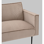 Диван современный вельветовый прямой Worcester Бежевый  варинант исполнения - 3 | Loft Concept в Ижевске