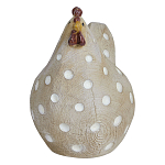 Статуэтка курица с текстурной поверхностью бежевого цвета Rustic Chicken варинант исполнения - 1 | Loft Concept в Ижевске