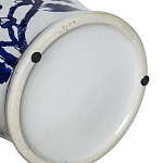 Ваза с крышкой и синим цветочным узором Blue & White Ornament  варинант исполнения - 4 | Loft Concept в Ижевске