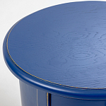Синяя тумба на фигурных ножках Shelby варинант исполнения - 4 | Loft Concept в Ижевске
