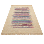 Ковер с геометрическим узором из комбинированного состава Full rhythm варинант исполнения - 3 | Loft Concept в Ижевске