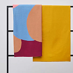 Плед из хлопка с абстрактным принтом Elysian Flow Ember варинант исполнения - 7 | Loft Concept в Ижевске