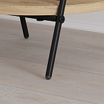 Стол приставной с 2-мя круглыми столешницами из дерева ESSEL OAK варинант исполнения - 2 | Loft Concept в Ижевске