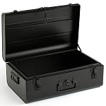 Металлический сундук Metal Chest Black варинант исполнения - 2 | Loft Concept в Ижевске