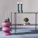 Подсвечник фигурный голубой Bright Accent 33 см варинант исполнения - 3 | Loft Concept в Ижевске