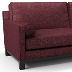 Мебельная ткань Шенилл бордовый цвет 138 см T4-38 варинант исполнения - 6 | Loft Concept в Ижевске