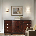 Бра вертикальное с белым полукруглым плафоном и длинным стержнем S Kichler варинант исполнения - 15 | Loft Concept в Ижевске