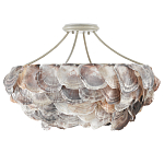 Потолочный светильник с каскадным абажуром из ракушек Sea Ravens варинант исполнения - 3 | Loft Concept в Ижевске