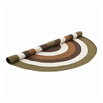 Ковер круглый из хлопка с контрастным узором Bullseye 150 варинант исполнения - 2 | Loft Concept в Ижевске