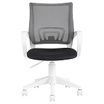 Офисное кресло с основанием из белого пластика Desk chairs Black варинант исполнения - 2 | Loft Concept в Ижевске