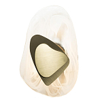 Бра овальное из стекла с золотым элементом Flow Texture  варинант исполнения - 4 | Loft Concept в Ижевске