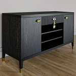 Комод-буфет Elsa Dreams Black с открытыми полками   варинант исполнения - 2 | Loft Concept в Ижевске