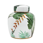 Ваза с крышкой фарфоровая с ручной росписью Leopard Collection  варинант исполнения - 2 | Loft Concept в Ижевске