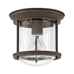 Потолочный светильник для ванных комнат со стеклянным плафоном и одной лампой Hinkley варинант исполнения - 8 | Loft Concept в Ижевске