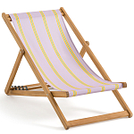 Шезлонг из акации и ткани Argentina варинант исполнения - 2 | Loft Concept в Ижевске