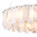 Люстра круглая декорированная натуральным камнем Stone Interior Accent варинант исполнения - 3 | Loft Concept в Ижевске