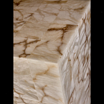 Торшер прямоугольный из натурального камня Calcite Geometry варинант исполнения - 10 | Loft Concept в Ижевске