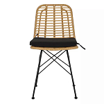 Стул с ротанговым плетением Wicker Stool без подлокотников варинант исполнения - 1 | Loft Concept в Ижевске