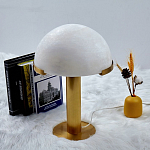 Настольная лампа c абажуром в форме купола из натурального камня  Heavenly Harmony варинант исполнения - 4 | Loft Concept в Ижевске