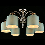 Люстра потолочная Nikoletta с бирюзовым плафоном варинант исполнения - 1 | Loft Concept в Ижевске