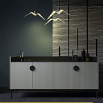 Дизайнерский комод светло-серый с фактурным фасадом UNO варинант исполнения - 1 | Loft Concept в Ижевске