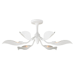 Потолочный светильник с плафонами в виде белых лепестков Delicate Flower варинант исполнения - 2 | Loft Concept в Ижевске