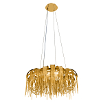 Люстра круглая подвесная с металлическими дугами и длинными цепочками 80 см Atlantis Chain варинант исполнения - 12 | Loft Concept в Ижевске