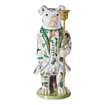 Подсвечник в виде собачки из фарфора с бронзовыми элементами Eden Garden варинант исполнения - 4 | Loft Concept в Ижевске