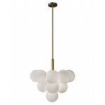 Люстра круглая со стеклянными сферами Maleficent варинант исполнения - 4 | Loft Concept в Ижевске