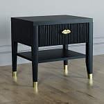 Прикроватная тумбочка с ящиком Elsa Dreams Black варинант исполнения - 1 | Loft Concept в Ижевске