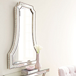 Зеркало в серебристой фигурной раме Silver Reflection варинант исполнения - 4 | Loft Concept в Ижевске