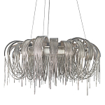 Люстра круглая подвесная с металлическими дугами и длинными цепочками 80 см Atlantis Chain варинант исполнения - 1 | Loft Concept в Ижевске