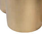 Стол журнальный круглый керамогранит белый Keramos варинант исполнения - 4 | Loft Concept в Ижевске