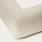 Кровать со съемным бежевым чехлом из ткани букле White Boucle Collection варинант исполнения - 5 | Loft Concept в Ижевске