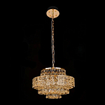 Люстра хрустальная в неоклассическом стиле на золотистом каркасе Majesty варинант исполнения - 2 | Loft Concept в Ижевске