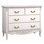 Комод белый из массива бука в стиле прованс White Provence варинант исполнения - 2 | Loft Concept в Ижевске
