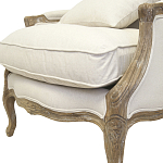 Кресло Ava Classical Armchair beige flax варинант исполнения - 4 | Loft Concept в Ижевске