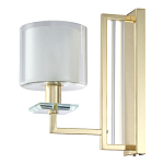 Бра с геометрическим каркасом из металла и цилиндрическим стеклянным плафоном Laurent варинант исполнения - 5 | Loft Concept в Ижевске