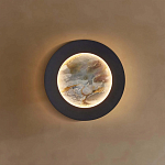 Бра в форме диска цвета латунь Brass Borders варинант исполнения - 5 | Loft Concept в Ижевске