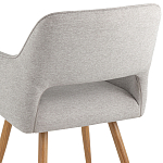 Стул в рогожке серого цвета NEASAN STOOL варинант исполнения - 6 | Loft Concept в Ижевске