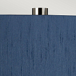 Настольная лампа с цилиндрическим абажуром и прозрачным стеклянным основанием Quintiesse варинант исполнения - 10 | Loft Concept в Ижевске