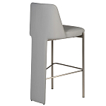 Стул барный серый с обивкой из экокожи Special Support варинант исполнения - 2 | Loft Concept в Ижевске