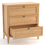 Комод с 3-мя ящиками светлый дуб Silva Oak Chest of Drawers варинант исполнения - 4 | Loft Concept в Ижевске