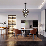 Люстра в форме виноградой грозди Inflorescence варинант исполнения - 4 | Loft Concept в Ижевске