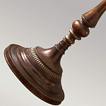 Торшер классического стиля цвета темная бронза с бежевым льяным абажуром Feiss варинант исполнения - 4 | Loft Concept в Ижевске