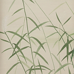 Обои ручная роспись Wild Grasses Special Colourway on Bleached Silver slub silk варинант исполнения - 1 | Loft Concept в Ижевске