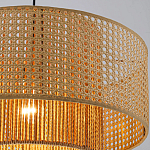 Подвесной светильник с абажуром из плтеного бамбука Light Inside the Cell варинант исполнения - 6 | Loft Concept в Ижевске