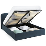 Двуспальная кровать с подъемным механизмом Mathise Bed Deep Blue варинант исполнения - 4 | Loft Concept в Ижевске