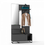 Вешалка настенная цвета графит Strict Lines варинант исполнения - 2 | Loft Concept в Ижевске