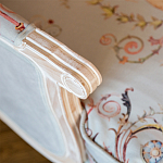 Кресло из массива бука серое с растительным орнаментом Raffael Floral Grey Armchair варинант исполнения - 3 | Loft Concept в Ижевске